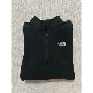 North Face black fleece quarter zip size XL